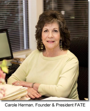 Carole Herman, Founder President Foundation Aiding the Elderly (FATE)